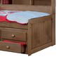 Rusticvale Twin Day Bed with 6 Drawers in Chestnut, , large