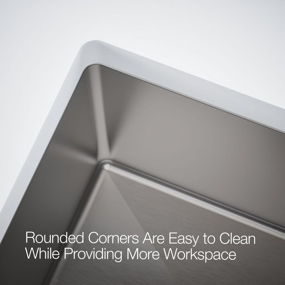 Kohler Strive 32.5" Undermount Single-Bowl Workstation Kitchen Sink in Stainless Steel, , large