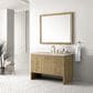 James Martin Vanities Hudson 48" Single Bathroom Vanity in Light Natural Oak with 3 cm Eternal Marfil Quartz Top and Rectangular Sink, , large