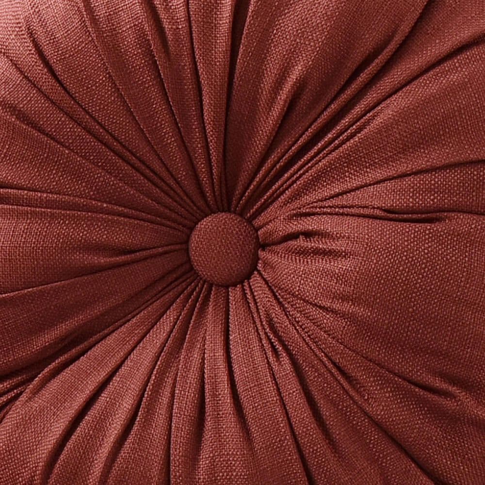 J. Queen New York Bari 15&quot; Round Throw Pillow in Red, , large