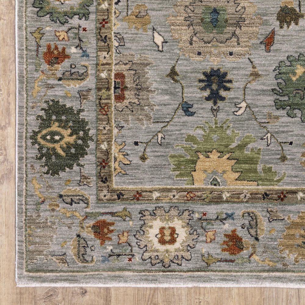 Oriental Weavers Eliana ELI03 Blue and Multicolor 6&#39;7&quot; x 9&#39;6&quot; Area Rug, , large