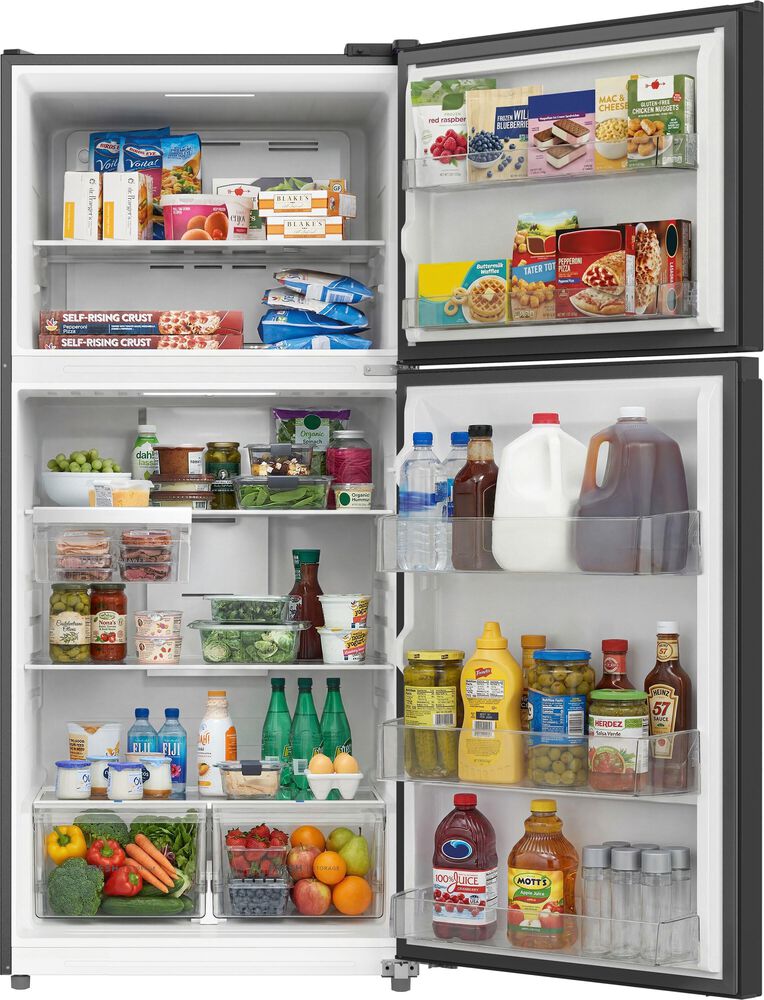 Frigidaire 19 Cu. Ft. Garage Ready Top Freezer Refrigerator with Deli Drawer in Black, , large