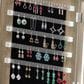 GigaCloud Swivel Jewelry Cabinet with Full Length Mirror and Locking Mechanism in Brown, , large