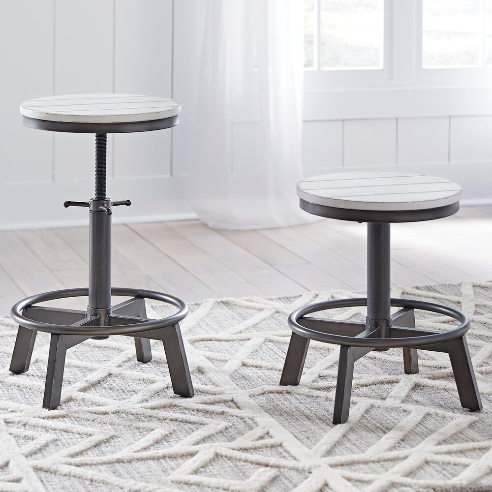 Ashley Torjin Counter Stool Set of 2 in Vintage White, , large