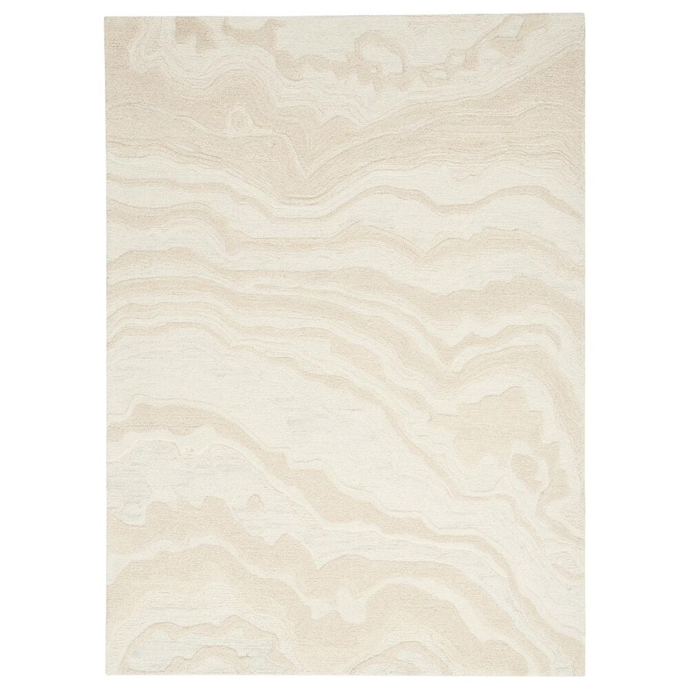 Nourison Graceful 7"9" x 9"9" Ivory Area Rug, , large