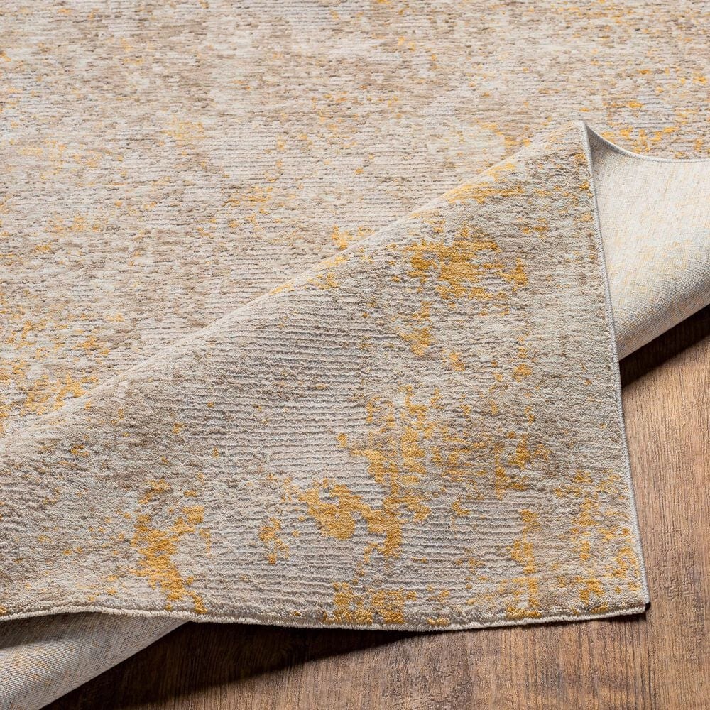 Surya Reina Light Gray, Light Brown, Medium Gray, Mustard and Tan 10&#39; x 13&#39;11&quot; Area Rug, , large