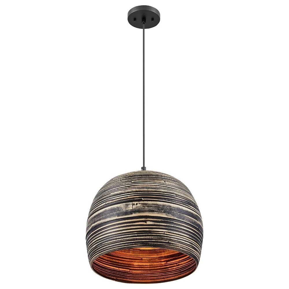 Savoy House Jamsen 1-Light Pendant in Black, , large