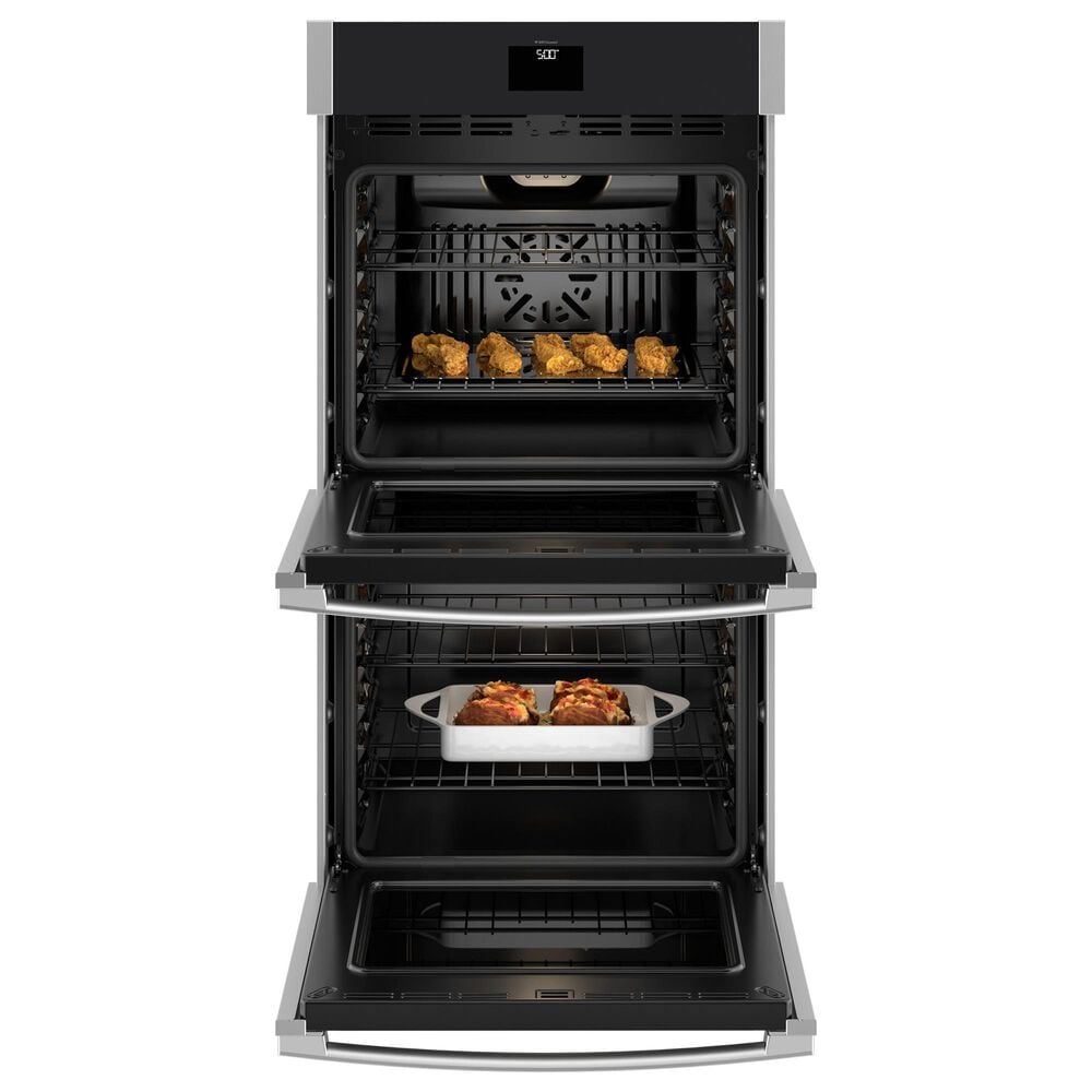 GE Appliances 27&quot; Double Electric Wall Oven with No Preheat Air Fry in Stainless Steel, , large