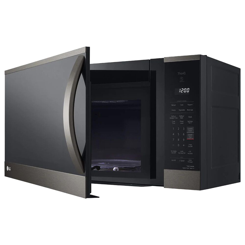 LG 1.8 Cu. Ft. Over-the-Range Microwave Oven with EasyClean in Black Stainless Steel, , large