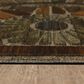 Mohawk Ornamental Estate Chestnut, Chocolate, Hazelnut, Stone, Grey and Olive 1"6" x 2"6" Indoor/Outdoor Door Mat, , large