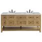 James Martin Breckenridge 48" Single Bathroom Vanity in Light Natural Oak with 3 cm White Zeus Quartz Top and Rectangular Sink, , large