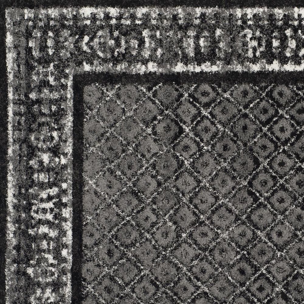 Safavieh Adirondack ADR110A-4SQ 4&#39; x 4&#39;  Black/Silver Square Rug, , large