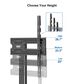 ErgoAV Tabletop Stand with Swivel for 40" - 75" TVs in Black, , large