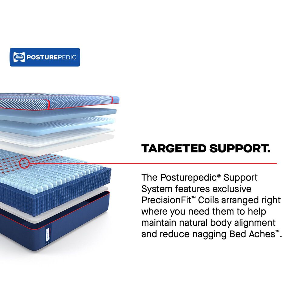 Sealy High Point Soft Hybrid California Split King Mattress with High Profile Box Spring, , large