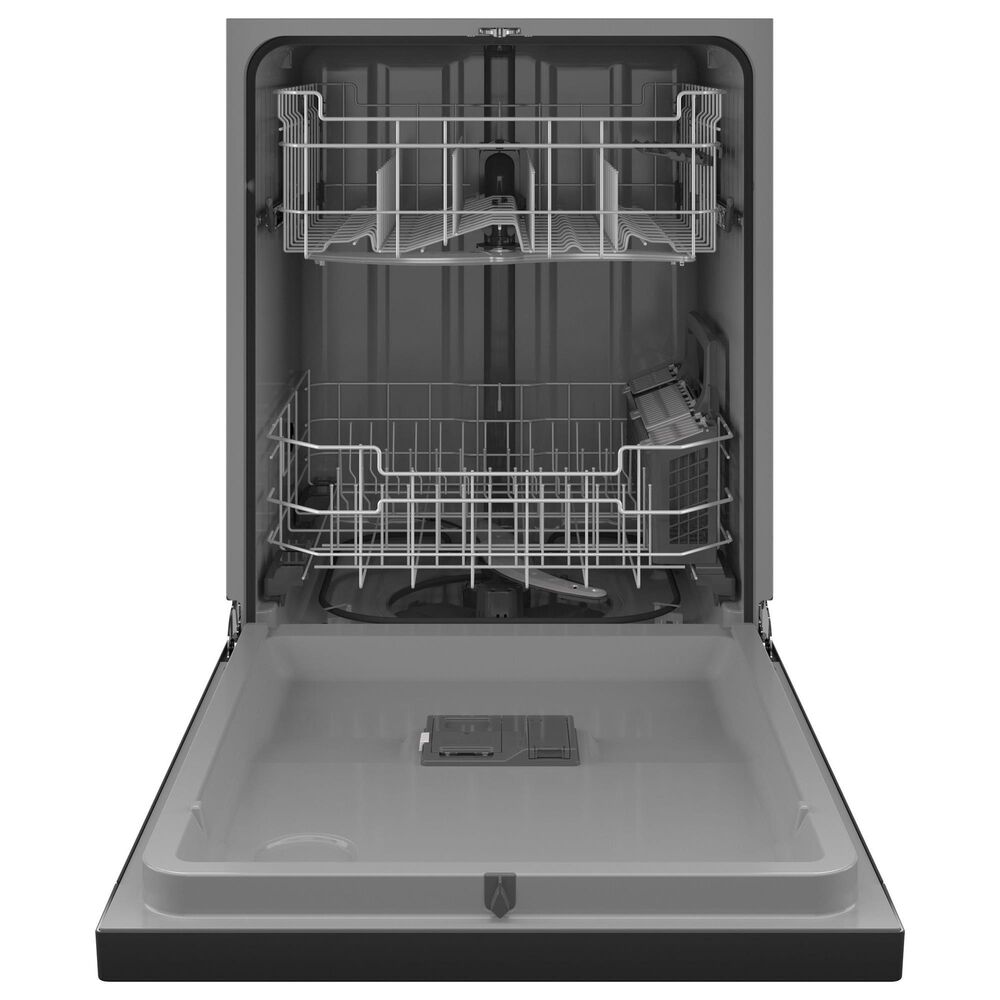 GE Appliances 24&quot; Built-In Integrated Handle Dishwasher with Front Control and 52 dBA in Black, , large