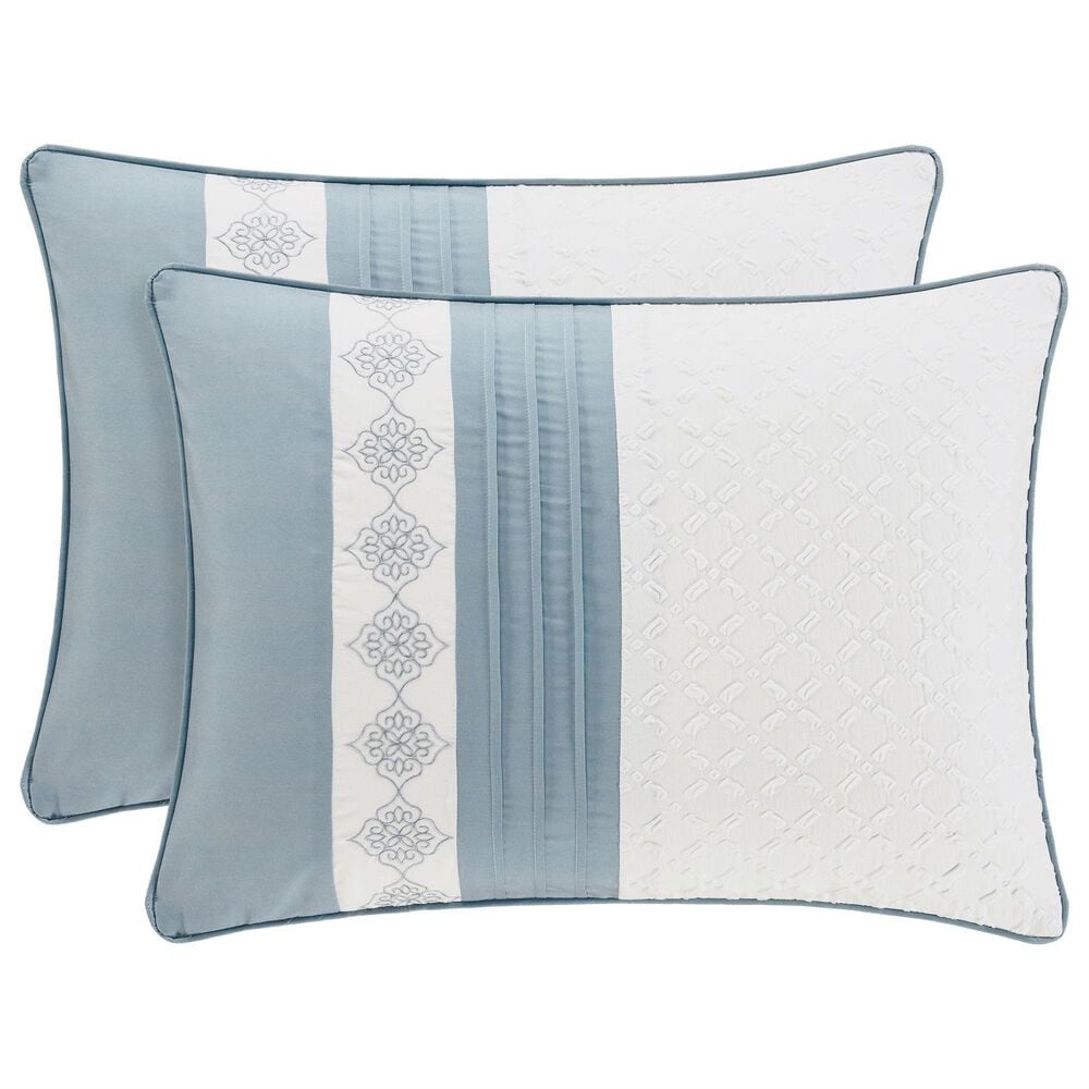 Royal Court Trilogy 3-Piece King/California King Comforter Set in Blue, , large