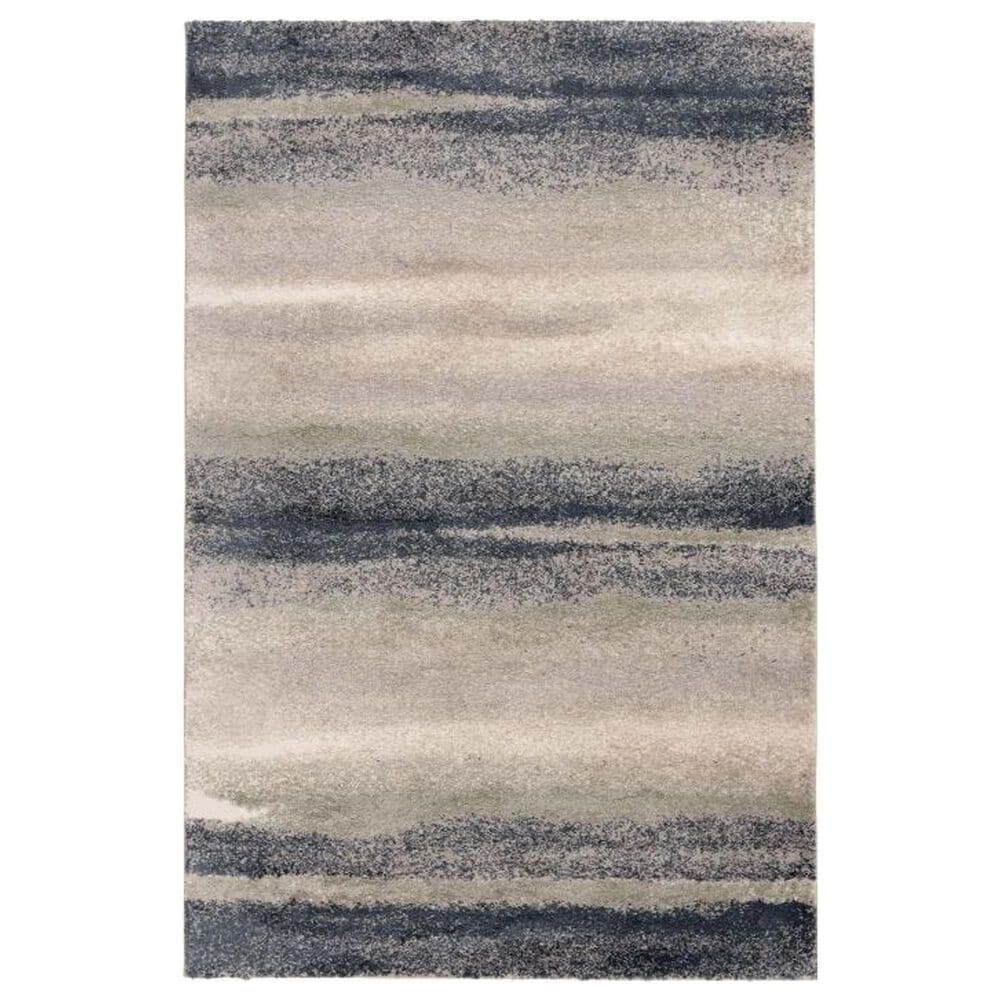 Central Oriental Stonington Azariah 7"10" x 9"10" Zinc and Denim Area Rug, , large