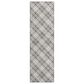 Dalyn Rug Company Soft Essentials Plaid Putty 2"3" x 7"6" Indoor/Outdoor Runner, , large