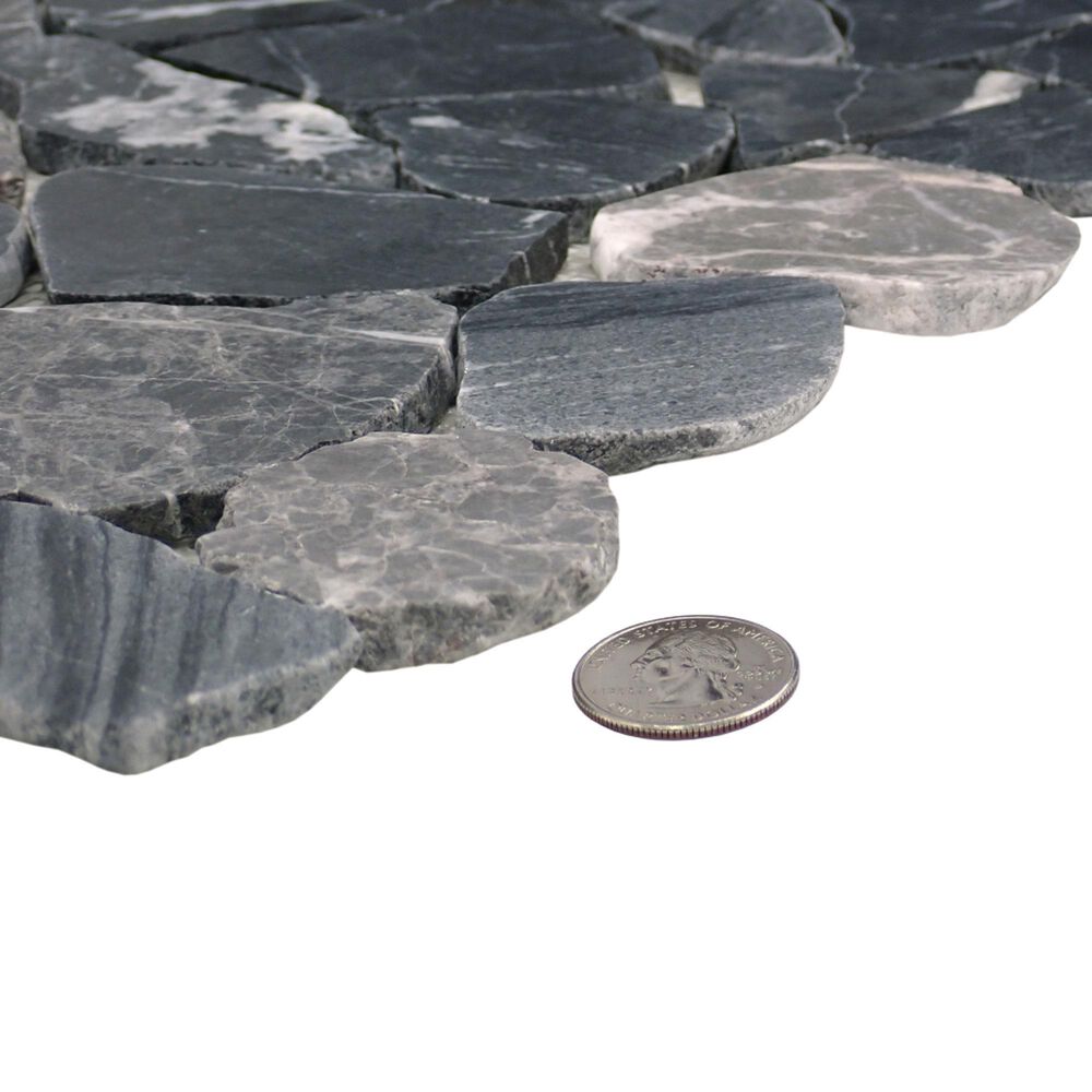 Emser Opuscar Night 12" x 12" Honed Natural Stone Mosaic Sheet, , large