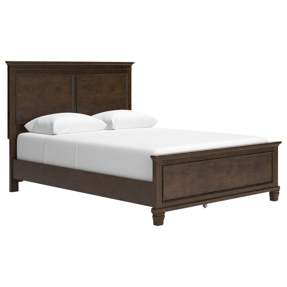 Ashley Danabrin 3-Piece Queen Panel Bed Set in Brownish Cherry, , large