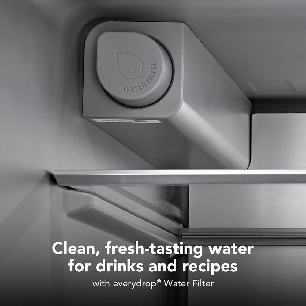 KitchenAid 30 Cu. Ft. French Door Refrigerator with FreshChill Full-Width Drawer in PrintShield Stainless Steel, , large