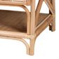 Baxton Studio Gitano 2-Door Rattan Storage Cabinet in Natural, , large