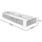 Hearth and Haven 3-Piece Outdoor Rope Chaise Lounge Set with Grey Side Table in Beige, , large