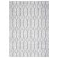 Nourison Machine Washable Series 1 2" x 6" Ivory and Grey Runner, , large