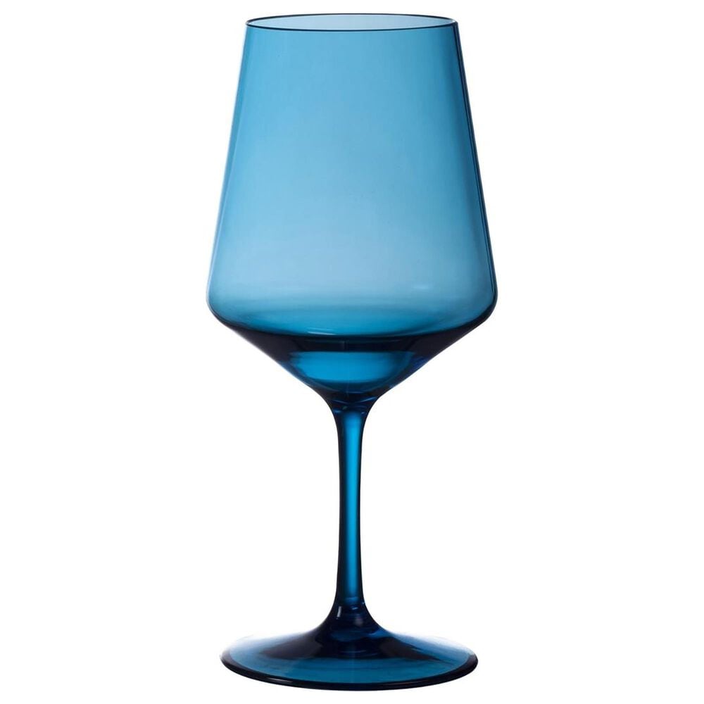 LeadingWare Lexington Tritan 18 Oz Wine Glass in Blue, , large