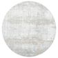Surya Brunswick 6"7" Round Cream, Light Slate, Taupe, Blue, Gray and Seafoam Area Rug, , large