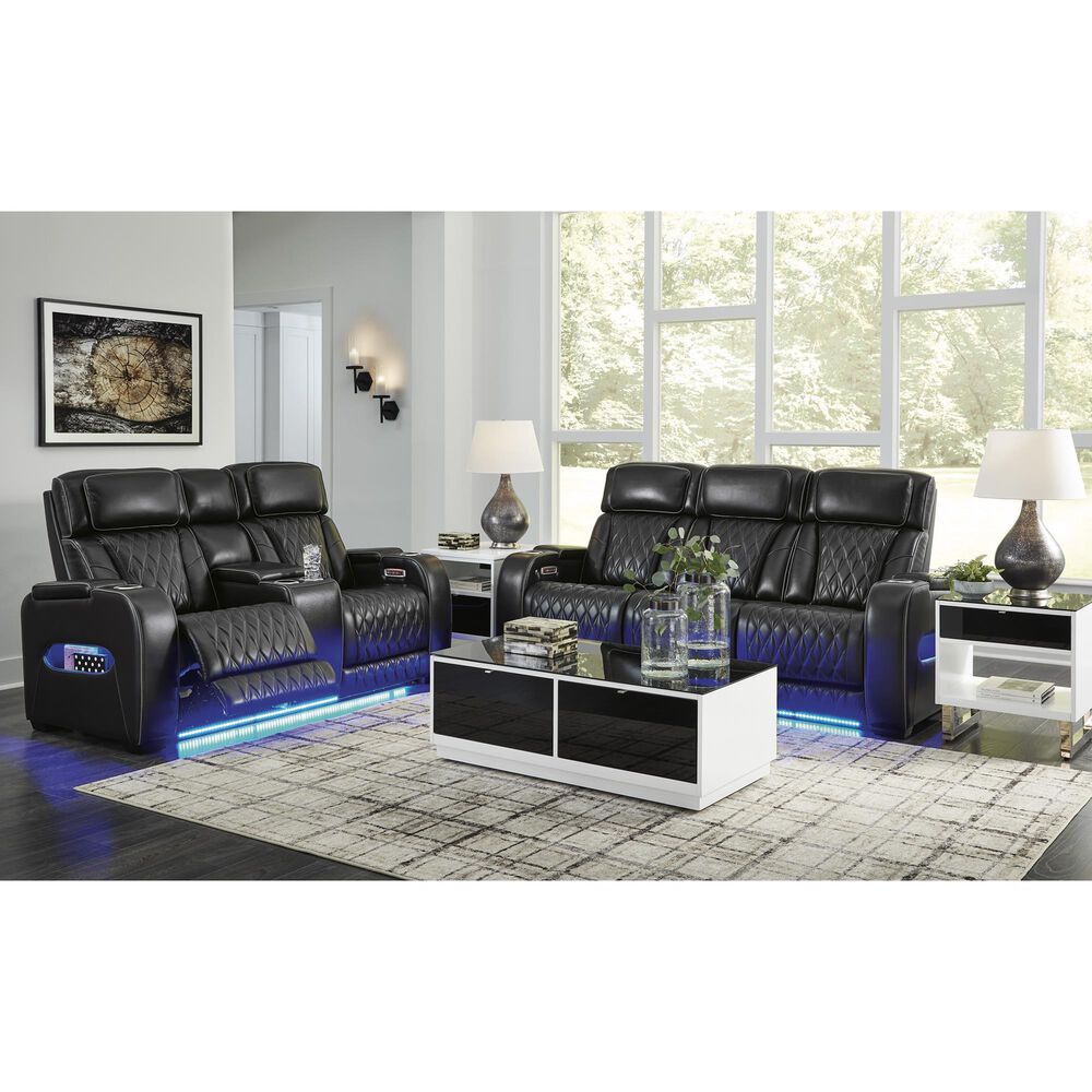 Ashley Boyington 2-Piece Power Reclining Living Room Set in Black, , large