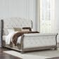 Ashley Ardenfield King Upholstered Sleigh Bed in Light Brown, , large