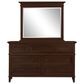 Fleming Furniture Co. Brentwood 3-Piece King Panel Bedroom Set in Walnut, , large
