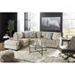 Signature Design by Ashley Decelle 2-Piece Left Facing Sectional in Putty, , large