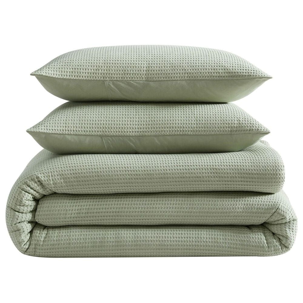 Hallmart Collectibles Wailani 3-Piece Queen Comforter Set in Sage, , large