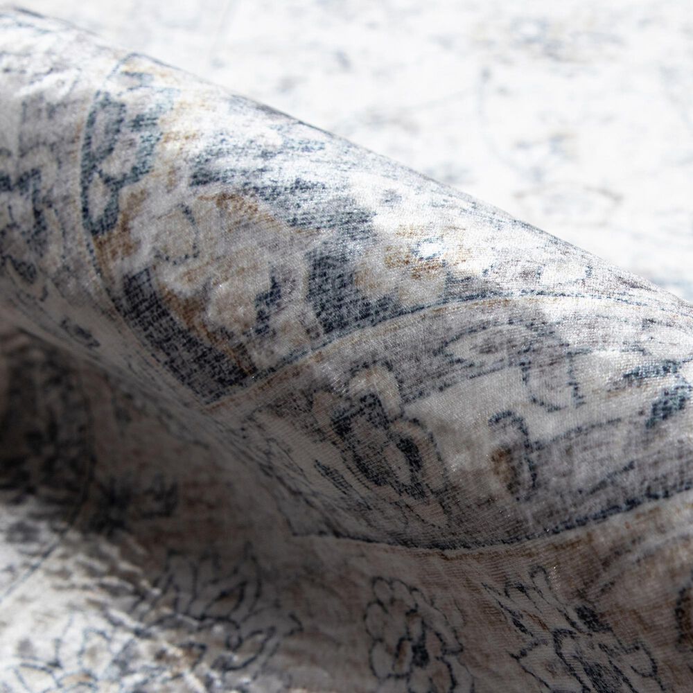 Momeni Karachi KAR-7 2&#39;3&quot; x 8&#39; Gray Runner, , large