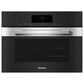 Miele PureLine 24" Combi-Steam Smart Single Electric Wall Oven with Convection in Stainless Steel, , large