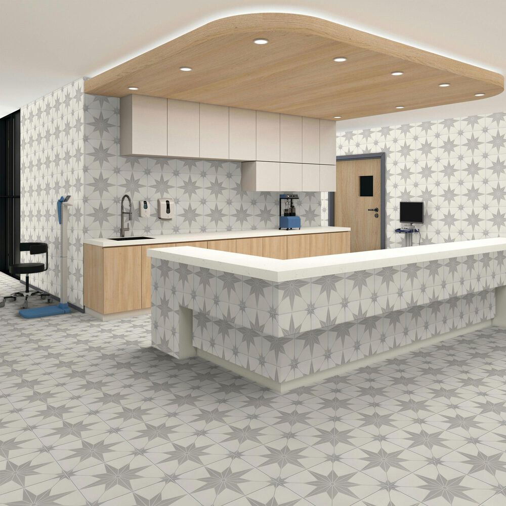 Dal-Tile Memoir Jewel Grey 12&quot; x 12&quot; Matte Ceramic Tile, , large