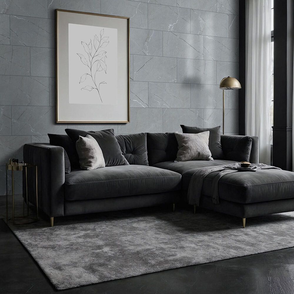 MS International Aylana Gris 12" x 24" Porcelain Tile, , large