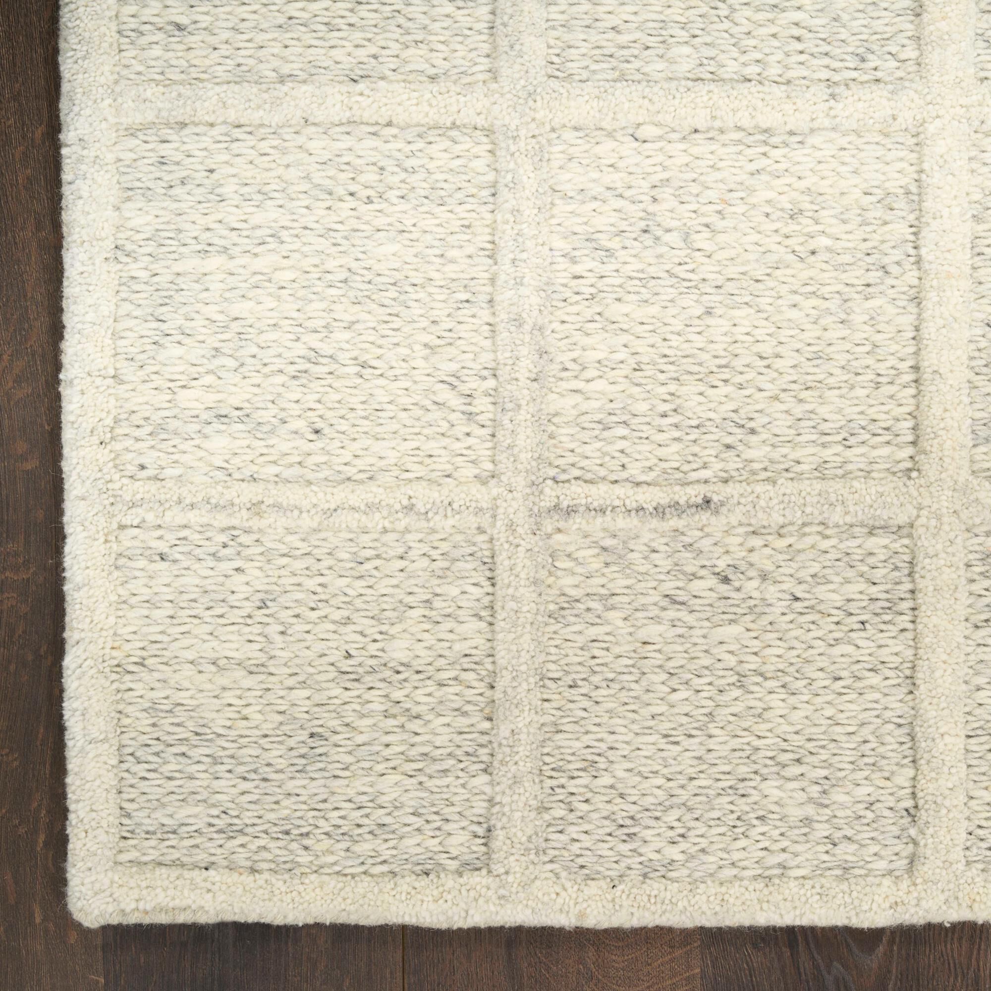 Nourison Pure Framework Ivory 5' x 7'6