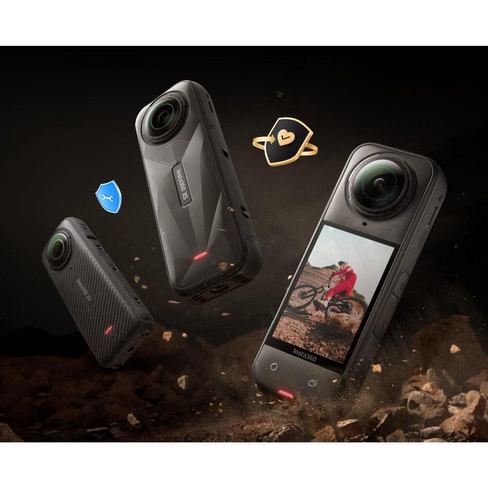 Insta360 X5 Standard Bundle Action Camera in Black, , large