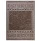 Loloi Easton Coffee and Dove 2"3" x 3"9" Indoor/Outdoor Area Rug, , large
