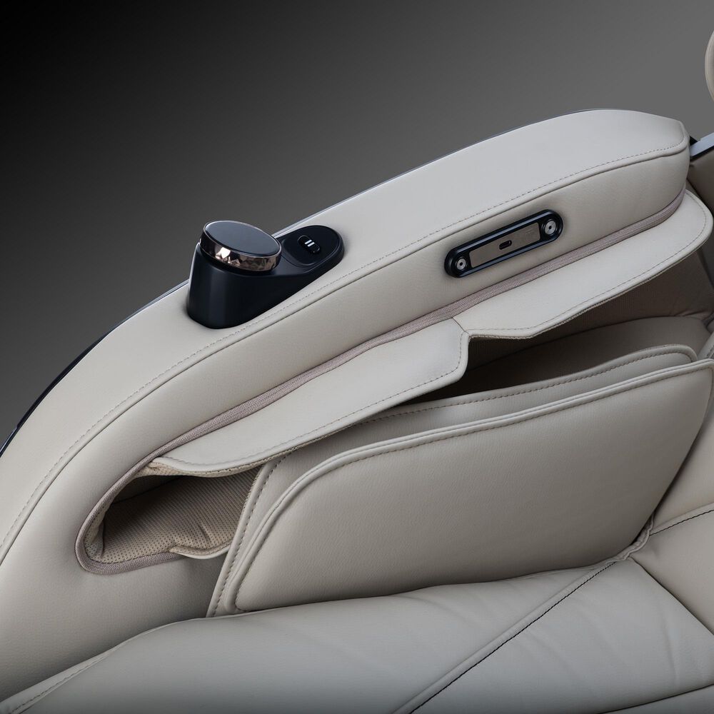 Cozzia Zen Duo Power Massage Chair in Platinum, , large