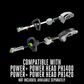 EGO 8" Carbon Fiber Edger Attachment in Black, , large