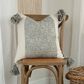 Rizzy Home Donny Osmond 20" Down Filled Pillow in Light Gray, , large
