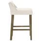 Armen Living Fauna Bar Height Stool in Putty Brown, , large