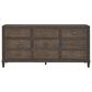 Furniture Worldwide Montclair 9 Drawer Dresser Only in Cocoa, , large