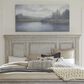 Belle Furnishings Heartland King Panel Bed in Antique White, , large