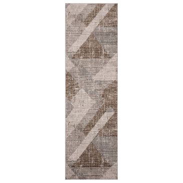 Loloi II Austen AUS-04 2"4" x 8" Stone and Bark Runner, , large