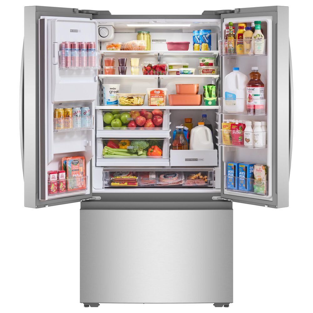 Whirlpool 23 Cu. Ft. Wide French Door Refrigerator with Dual Ice Makers in Fingerprint Resistant Stainless Steel, , large